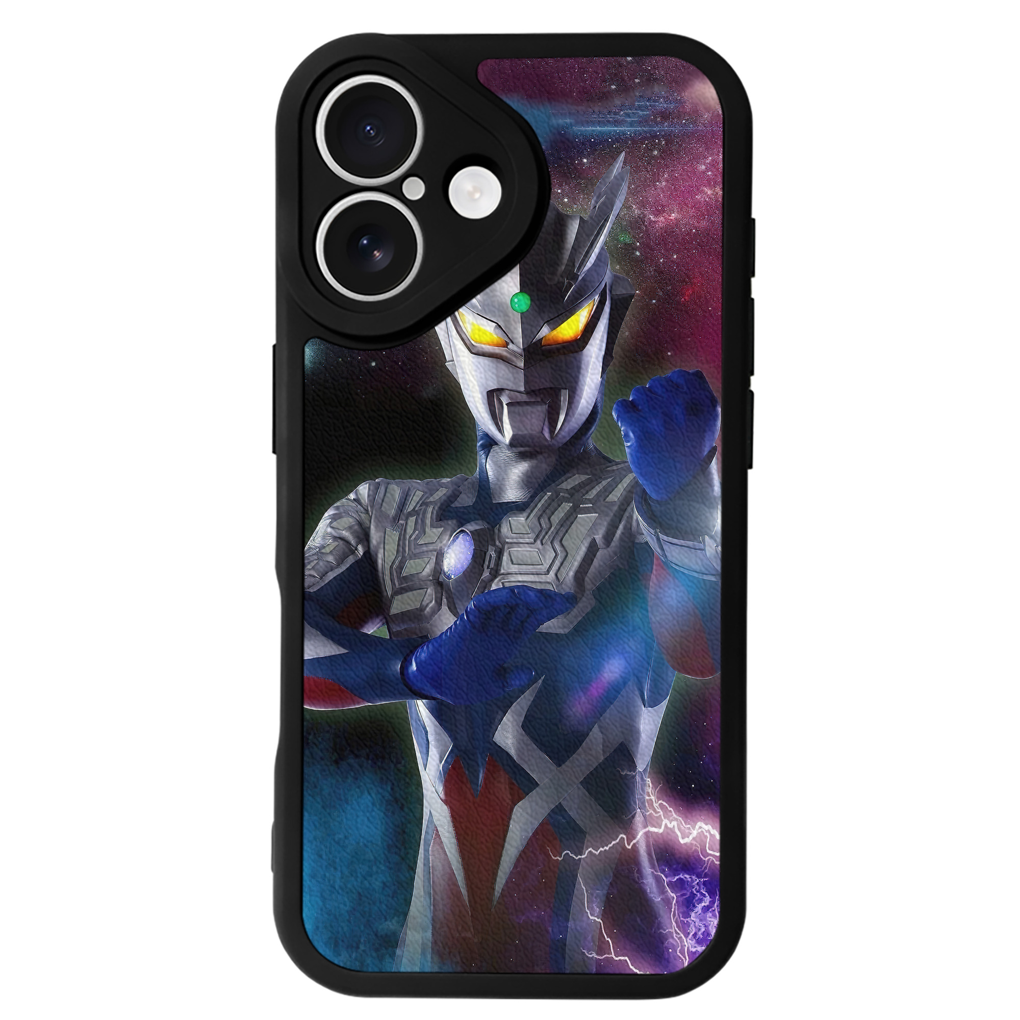 （画像用） ウルトラマン Ultraman 【iPhone 16シリーズ対応】シリコンスマホケース（レザー調） 材質：シリコン